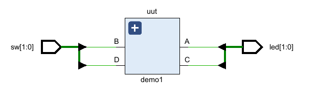 Collapsed schematic